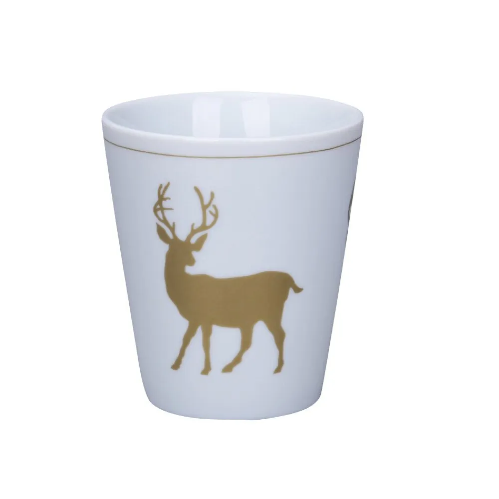 Krasilnikoff Weihnachtsdeko|Becher, Tassen & Cups-Happy Mug Winter Lodge