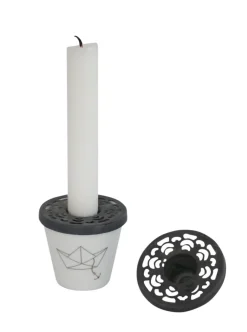 Krasilnikoff Weihnachtsdeko|Blumentöpfe & Übertöpfe-Kerzenhalter Aufsatz für Becher