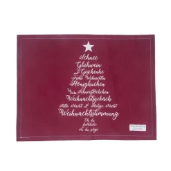 Krasilnikoff Tischsets|Geschirr & Tischdeko Skandinavisch-Platzmatte, Tischset Christmas Words
