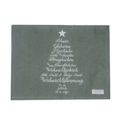 Krasilnikoff Tischsets|Geschirr & Tischdeko Skandinavisch-Platzmatte, Tischset Christmas Words