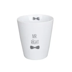 Krasilnikoff Becher, Tassen & Cups|Geschirr & Tischdeko Skandinavisch-Porzellanbecher Happy Mug Mr Right