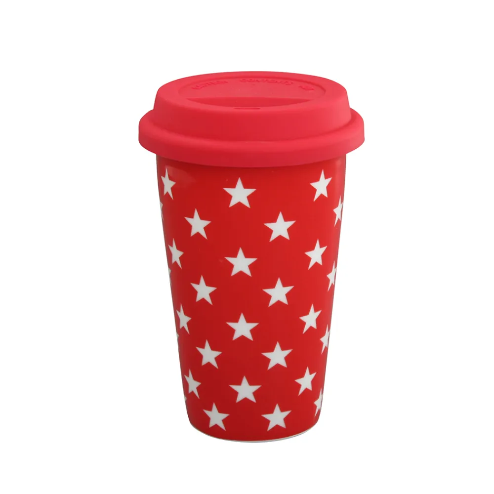 Krasilnikoff Becher, Tassen & Cups|Geschirr & Tischdeko Skandinavisch-Thermobecher Travel Mug Stars