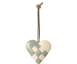 Maileg Dekohänger & Girlanden|Weihnachtsdeko-Metall Herz Ornament geflochten