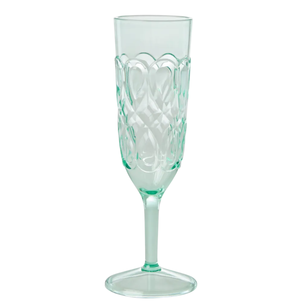 RICE Trinkgläser|Geschirr & Tischdeko Skandinavisch-Acryl Champagner Glass