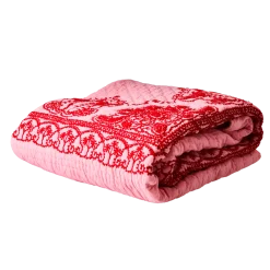 RICE Decken & Plaids-Bauwolle Tagesdecke Baumwolldecke
