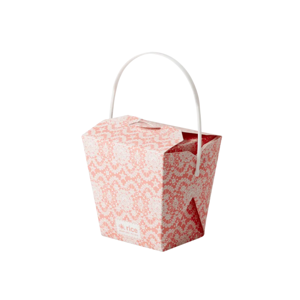 RICE Geschirr & Tischdeko Skandinavisch|Vorratsdosen & Behälter-Foodbox ToGo 6er Lace