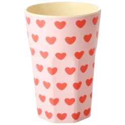 RICE Becher, Tassen & Cups|Geschirr & Tischdeko Skandinavisch-Großer Melamin Becher Sweet Hearts