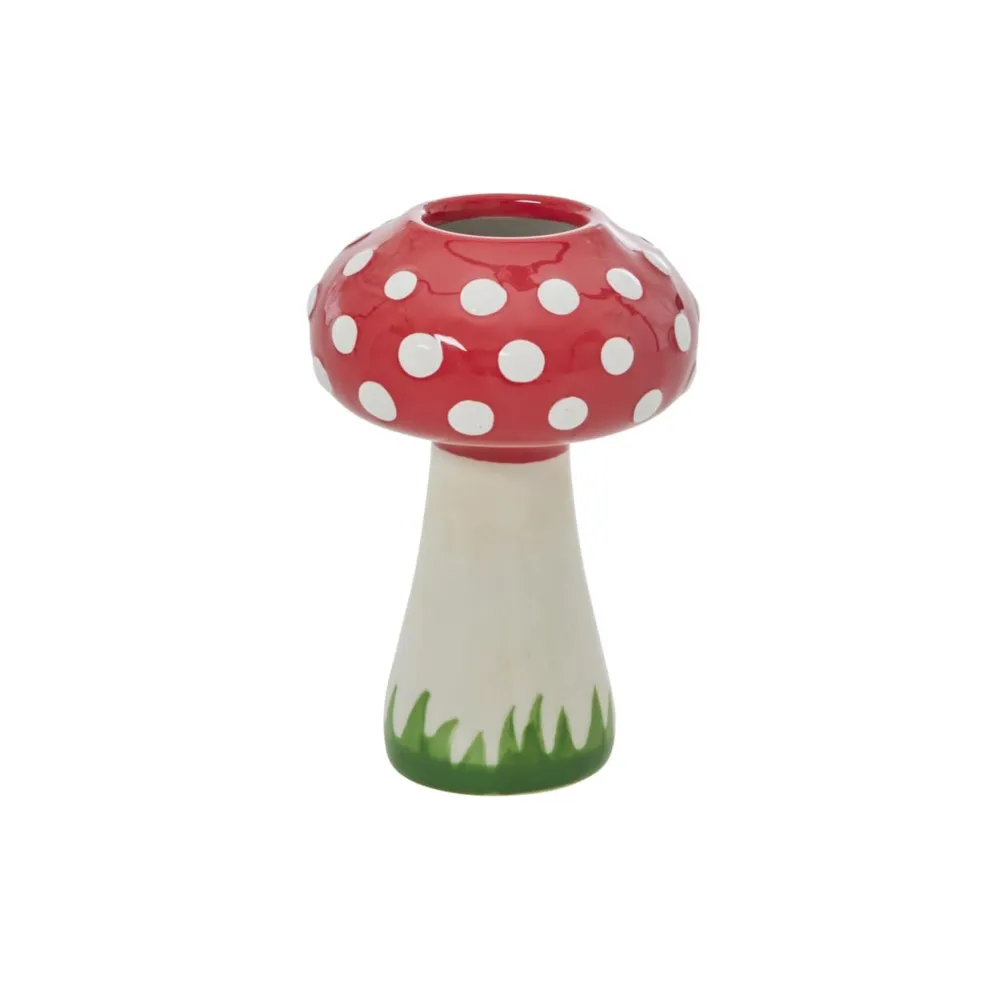 RICE Vasen-Handbemalte Pilz Keramik Vase