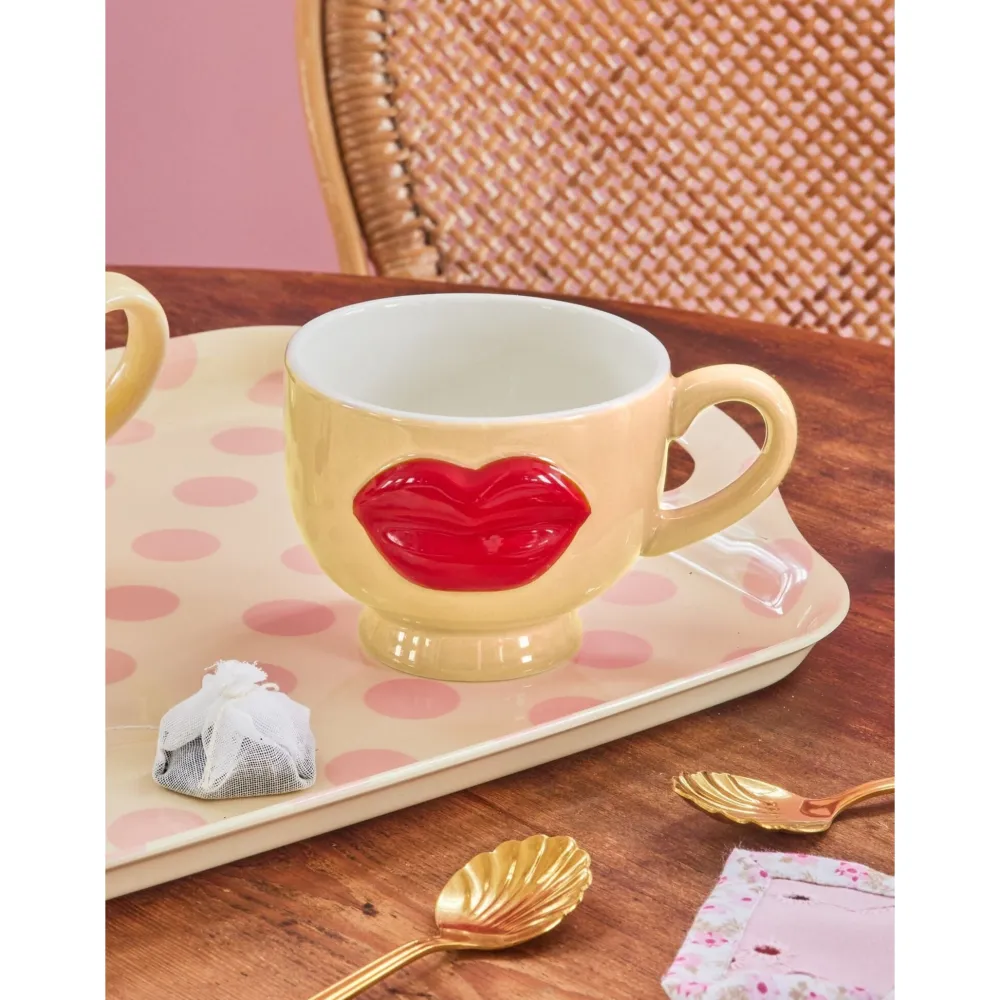 RICE Becher, Tassen & Cups|Geschirr & Tischdeko Skandinavisch-Keramik Becher Lips