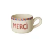 RICE Becher, Tassen & Cups|Geschirr & Tischdeko Skandinavisch-Keramik Cappuccino Cup MERCI