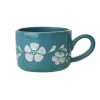 RICE Becher, Tassen & Cups|Geschirr & Tischdeko Skandinavisch-Keramik Cappuccino Tasse Handgemalt