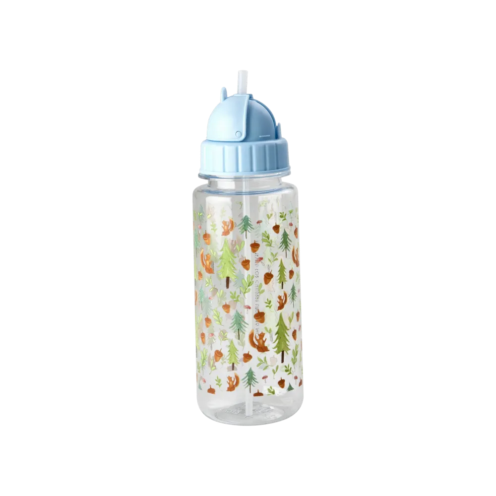 RICE Geschirr & Tischdeko Skandinavisch-Kinder Trinkflasche Happy Forest
