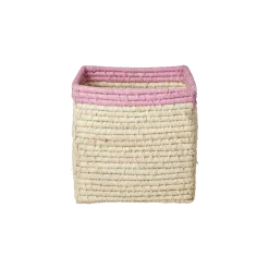 RICE Körbe-Kleiner Raffia Korb
