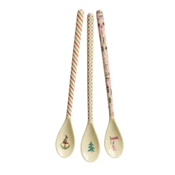 RICE Besteck|Geschirr & Tischdeko Skandinavisch-Latte Löffel Christmas Prints 3-er