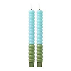 RICE Led-Kerzen & Led-Laternen|Kerzen-LED Kerzen Twisted 2er
