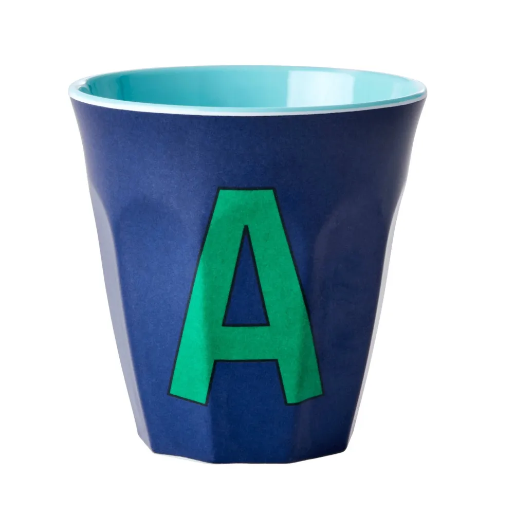 RICE Becher, Tassen & Cups|Geschirr & Tischdeko Skandinavisch-Melamin Becher Buchstaben
