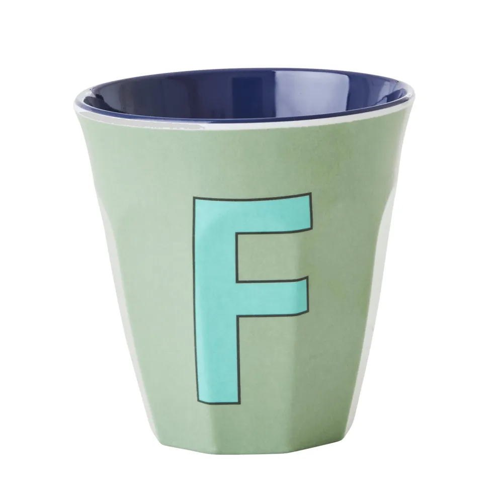 RICE Becher, Tassen & Cups|Geschirr & Tischdeko Skandinavisch-Melamin Becher Buchstaben