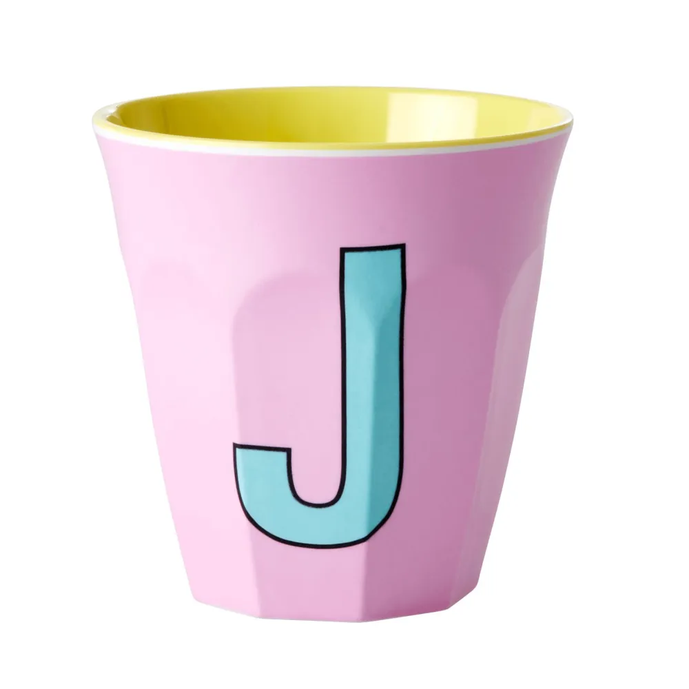 RICE Becher, Tassen & Cups|Geschirr & Tischdeko Skandinavisch-Melamin Becher Buchstaben