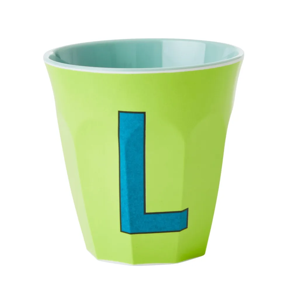 RICE Becher, Tassen & Cups|Geschirr & Tischdeko Skandinavisch-Melamin Becher Buchstaben