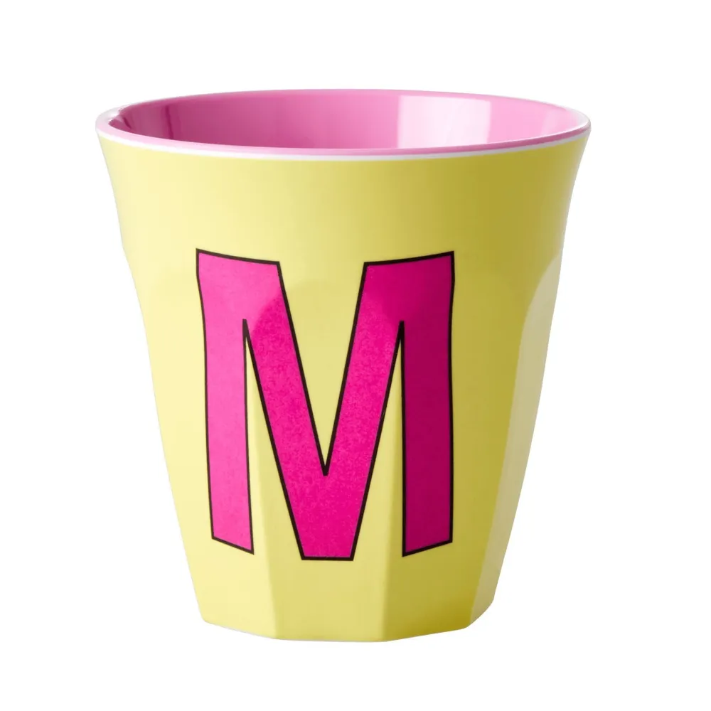 RICE Becher, Tassen & Cups|Geschirr & Tischdeko Skandinavisch-Melamin Becher Buchstaben