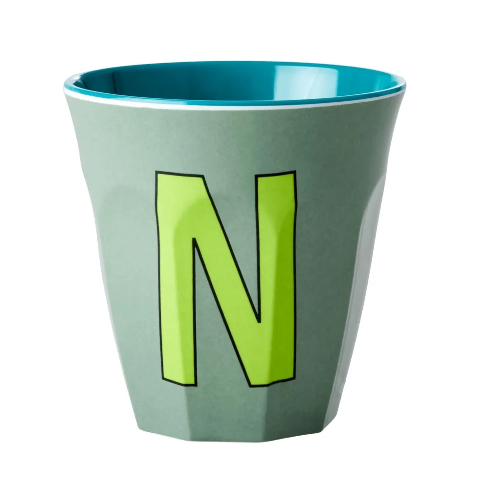 RICE Becher, Tassen & Cups|Geschirr & Tischdeko Skandinavisch-Melamin Becher Buchstaben