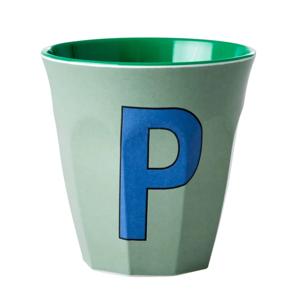 RICE Becher, Tassen & Cups|Geschirr & Tischdeko Skandinavisch-Melamin Becher Buchstaben