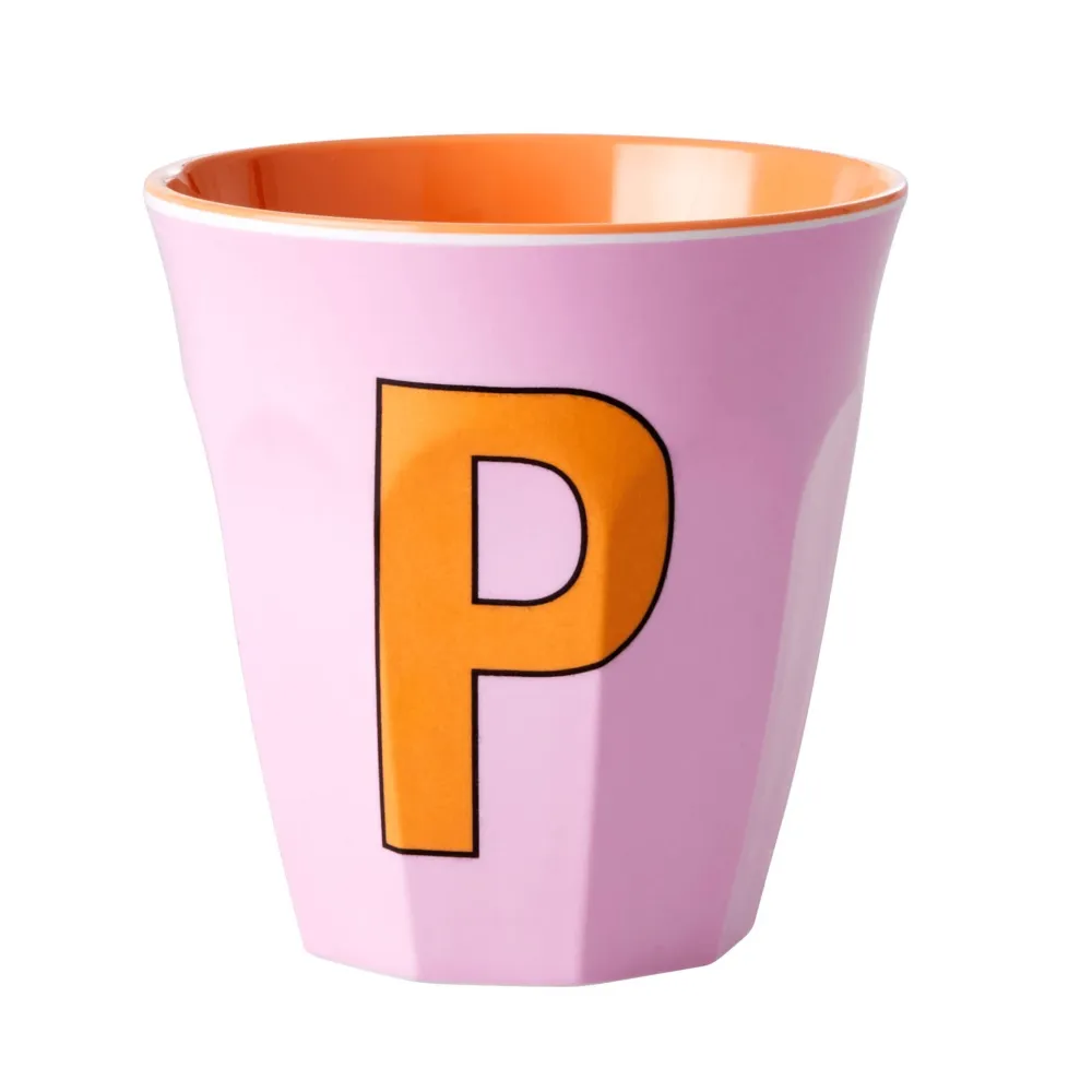 RICE Becher, Tassen & Cups|Geschirr & Tischdeko Skandinavisch-Melamin Becher Buchstaben