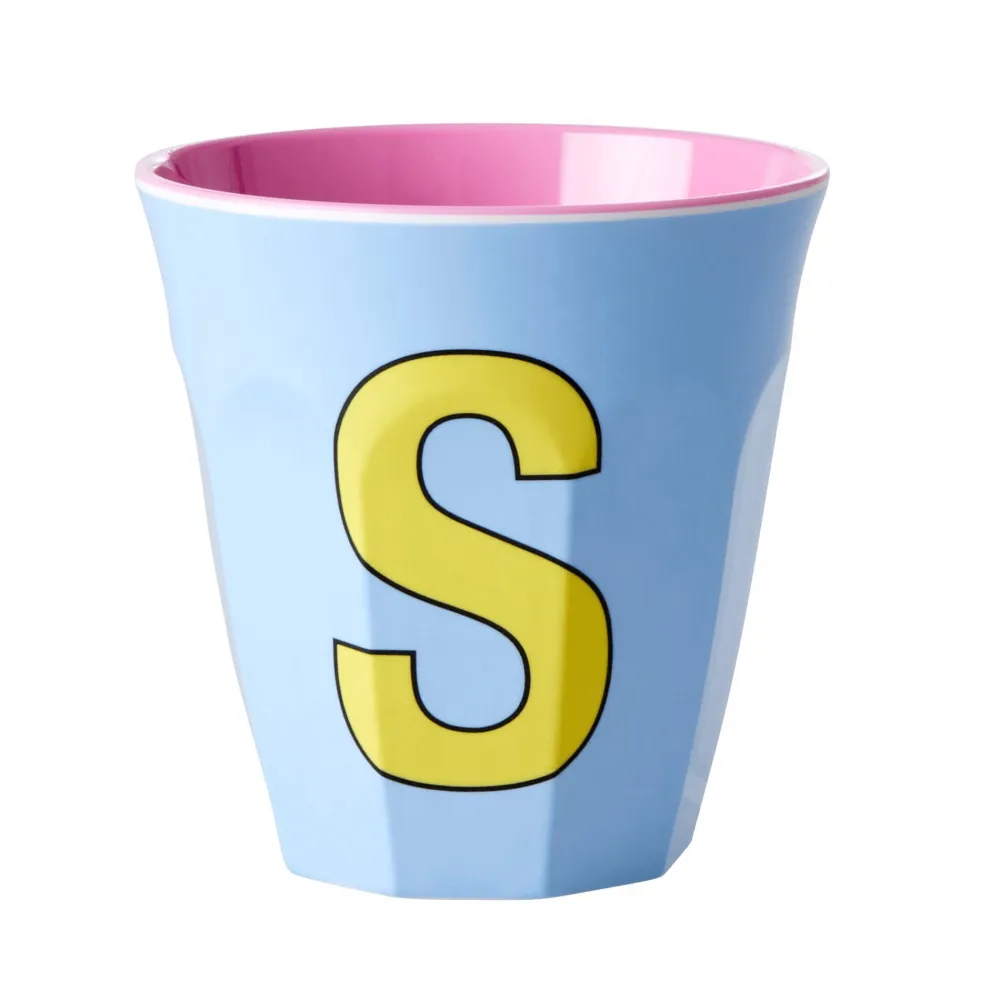 RICE Becher, Tassen & Cups|Geschirr & Tischdeko Skandinavisch-Melamin Becher Buchstaben
