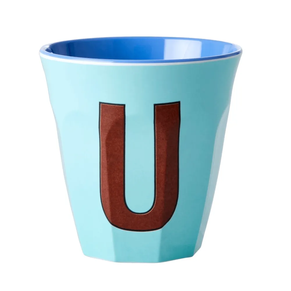 RICE Becher, Tassen & Cups|Geschirr & Tischdeko Skandinavisch-Melamin Becher Buchstaben