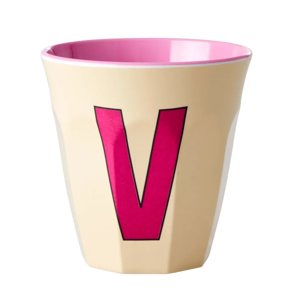 RICE Becher, Tassen & Cups|Geschirr & Tischdeko Skandinavisch-Melamin Becher Buchstaben