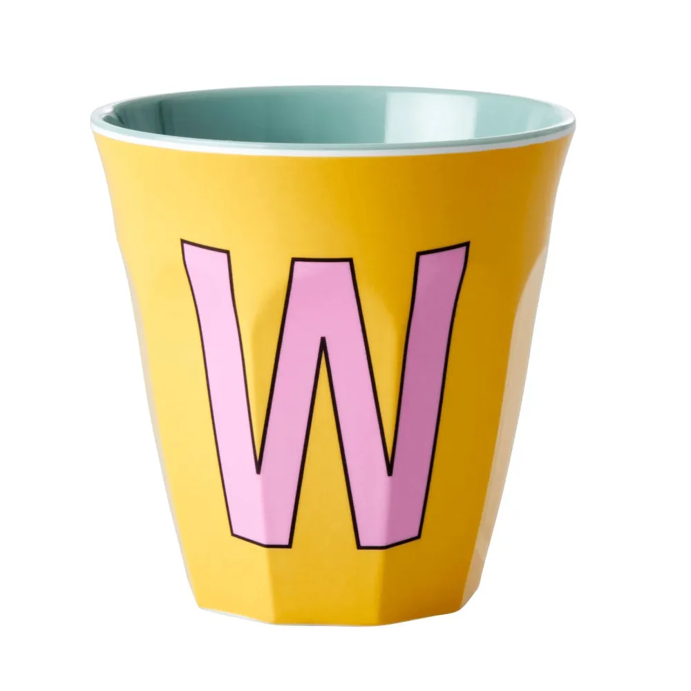 RICE Becher, Tassen & Cups|Geschirr & Tischdeko Skandinavisch-Melamin Becher Buchstaben