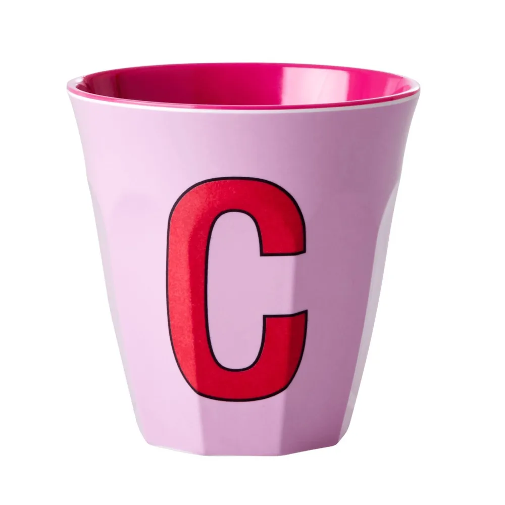 RICE Becher, Tassen & Cups|Geschirr & Tischdeko Skandinavisch-Melamin Becher Buchstaben
