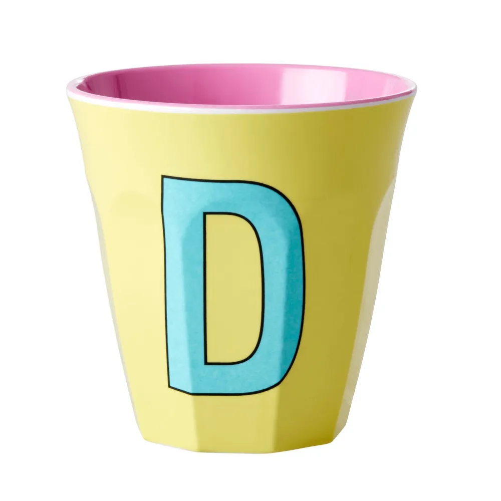 RICE Becher, Tassen & Cups|Geschirr & Tischdeko Skandinavisch-Melamin Becher Buchstaben