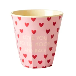 RICE Becher, Tassen & Cups|Geschirr & Tischdeko Skandinavisch-Melamin Becher 6er-Set Funky Prints Pink