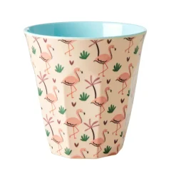 RICE Becher, Tassen & Cups|Geschirr & Tischdeko Skandinavisch-Melamin Becher 6er-Set Funky Prints Pink