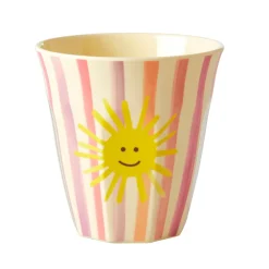 RICE Becher, Tassen & Cups|Geschirr & Tischdeko Skandinavisch-Melamin Becher 6er-Set Funky Prints Pink