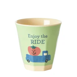 RICE Becher, Tassen & Cups|Geschirr & Tischdeko Skandinavisch-Melamin Becher 6er-Set Small Happy Cars