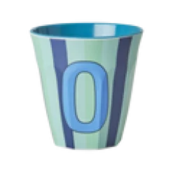 RICE Becher, Tassen & Cups|Geschirr & Tischdeko Skandinavisch-Melamin Buchstabenbecher gestreift