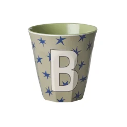 RICE Becher, Tassen & Cups|Geschirr & Tischdeko Skandinavisch-Melamin Buchstabenbecher Stars