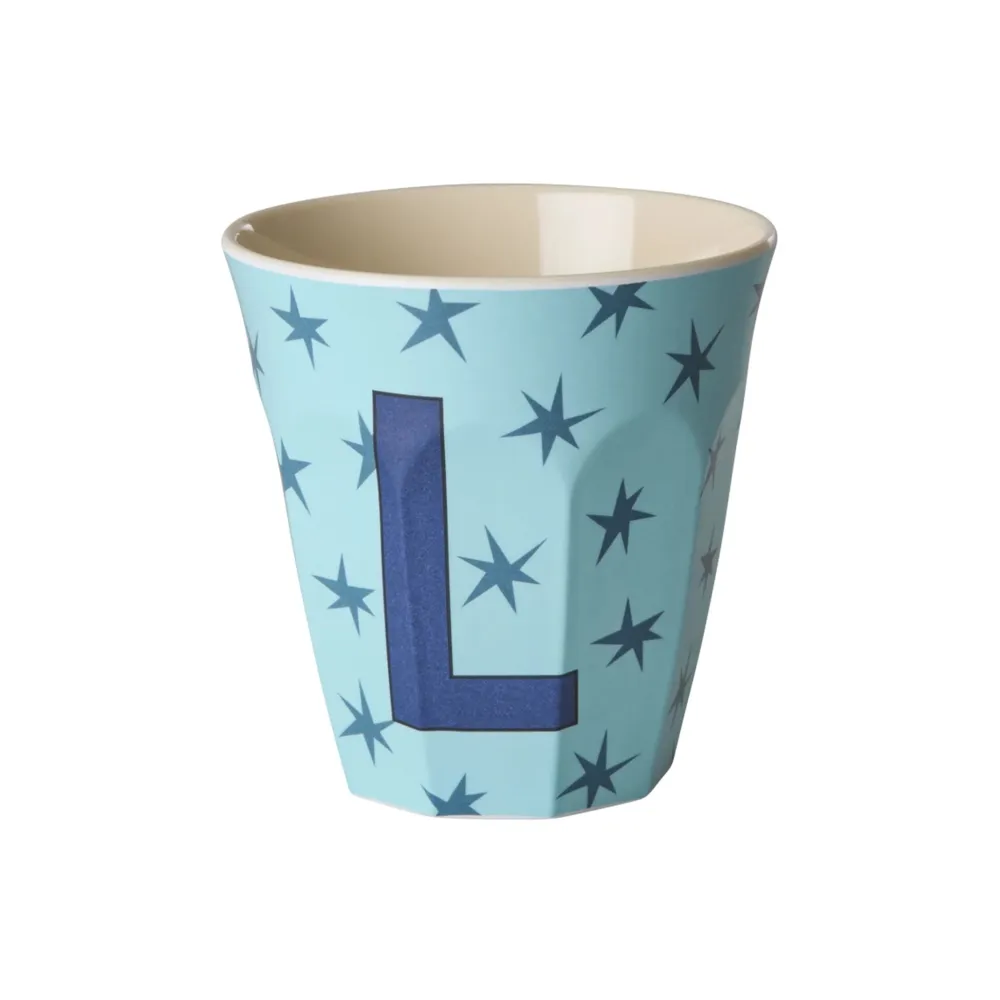 RICE Becher, Tassen & Cups|Geschirr & Tischdeko Skandinavisch-Melamin Buchstabenbecher Stars