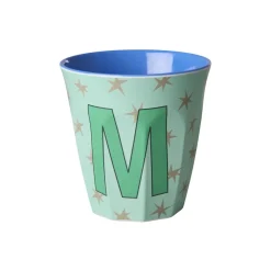RICE Becher, Tassen & Cups|Geschirr & Tischdeko Skandinavisch-Melamin Buchstabenbecher Stars