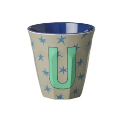 RICE Becher, Tassen & Cups|Geschirr & Tischdeko Skandinavisch-Melamin Buchstabenbecher Stars