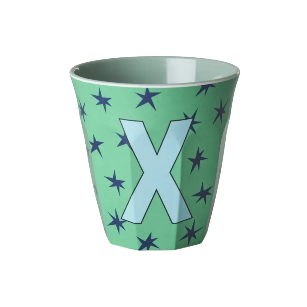 RICE Becher, Tassen & Cups|Geschirr & Tischdeko Skandinavisch-Melamin Buchstabenbecher Stars