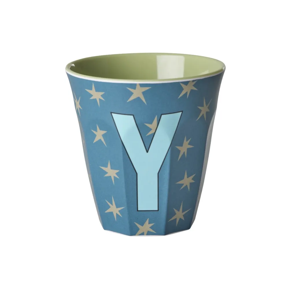 RICE Becher, Tassen & Cups|Geschirr & Tischdeko Skandinavisch-Melamin Buchstabenbecher Stars