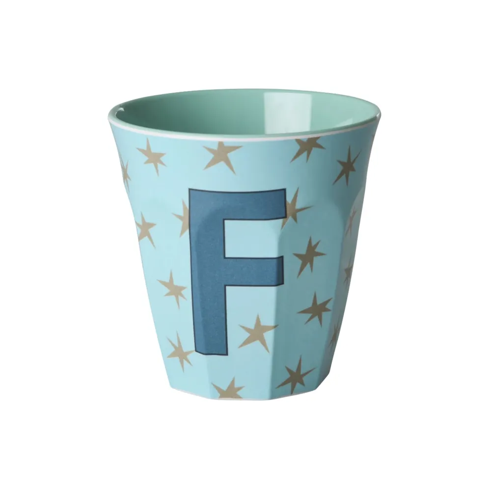 RICE Becher, Tassen & Cups|Geschirr & Tischdeko Skandinavisch-Melamin Buchstabenbecher Stars
