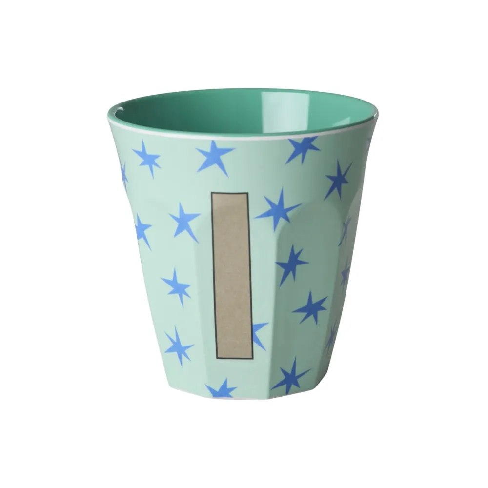 RICE Becher, Tassen & Cups|Geschirr & Tischdeko Skandinavisch-Melamin Buchstabenbecher Stars