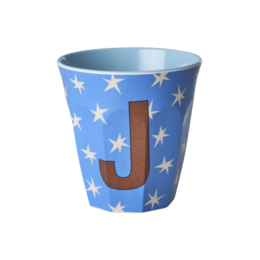 RICE Becher, Tassen & Cups|Geschirr & Tischdeko Skandinavisch-Melamin Buchstabenbecher Stars