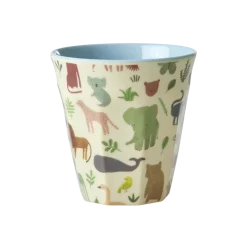 RICE Becher, Tassen & Cups|Geschirr & Tischdeko Skandinavisch-Melamin Kinderbecher Sweet Jungle Print