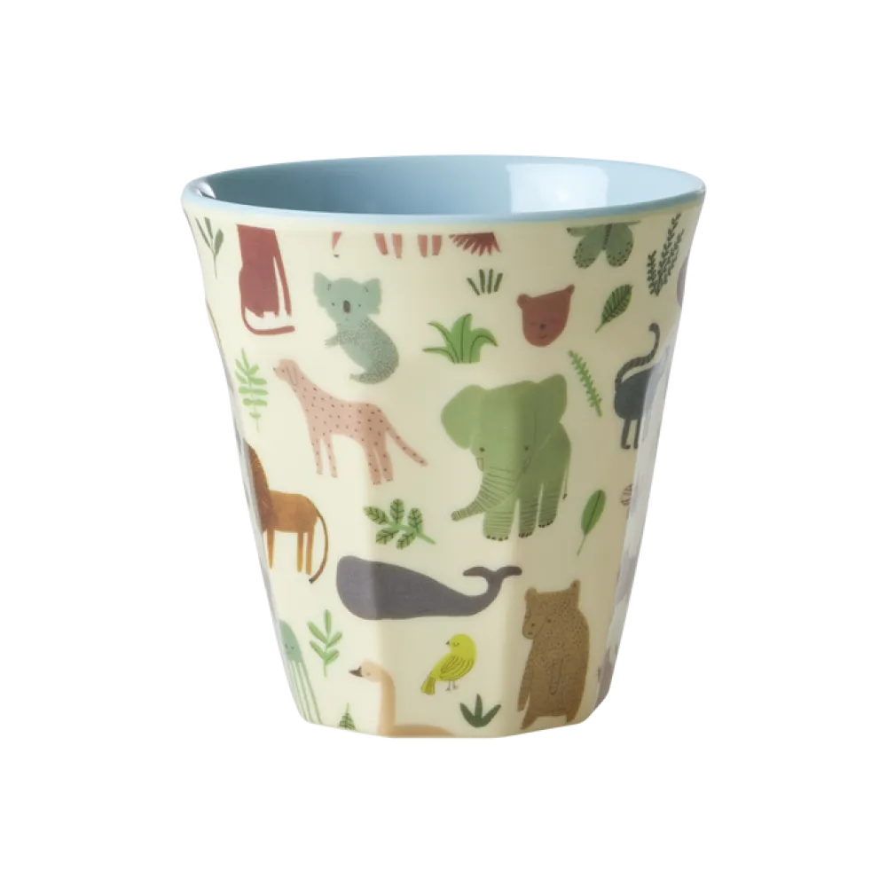 RICE Becher, Tassen & Cups|Geschirr & Tischdeko Skandinavisch-Melamin Kinderbecher Sweet Jungle Print