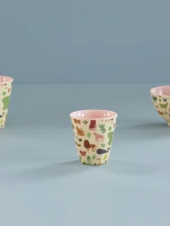 RICE Becher, Tassen & Cups|Geschirr & Tischdeko Skandinavisch-Melamin Kinderbecher Sweet Jungle Print